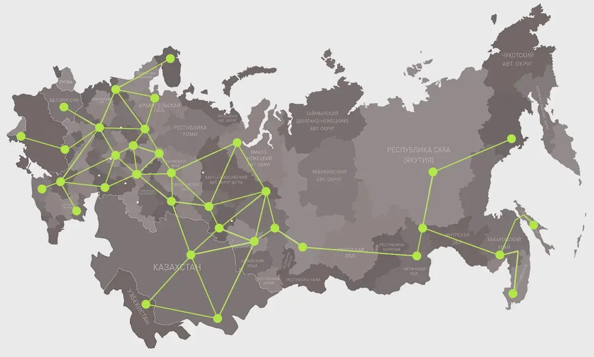 карта доставки